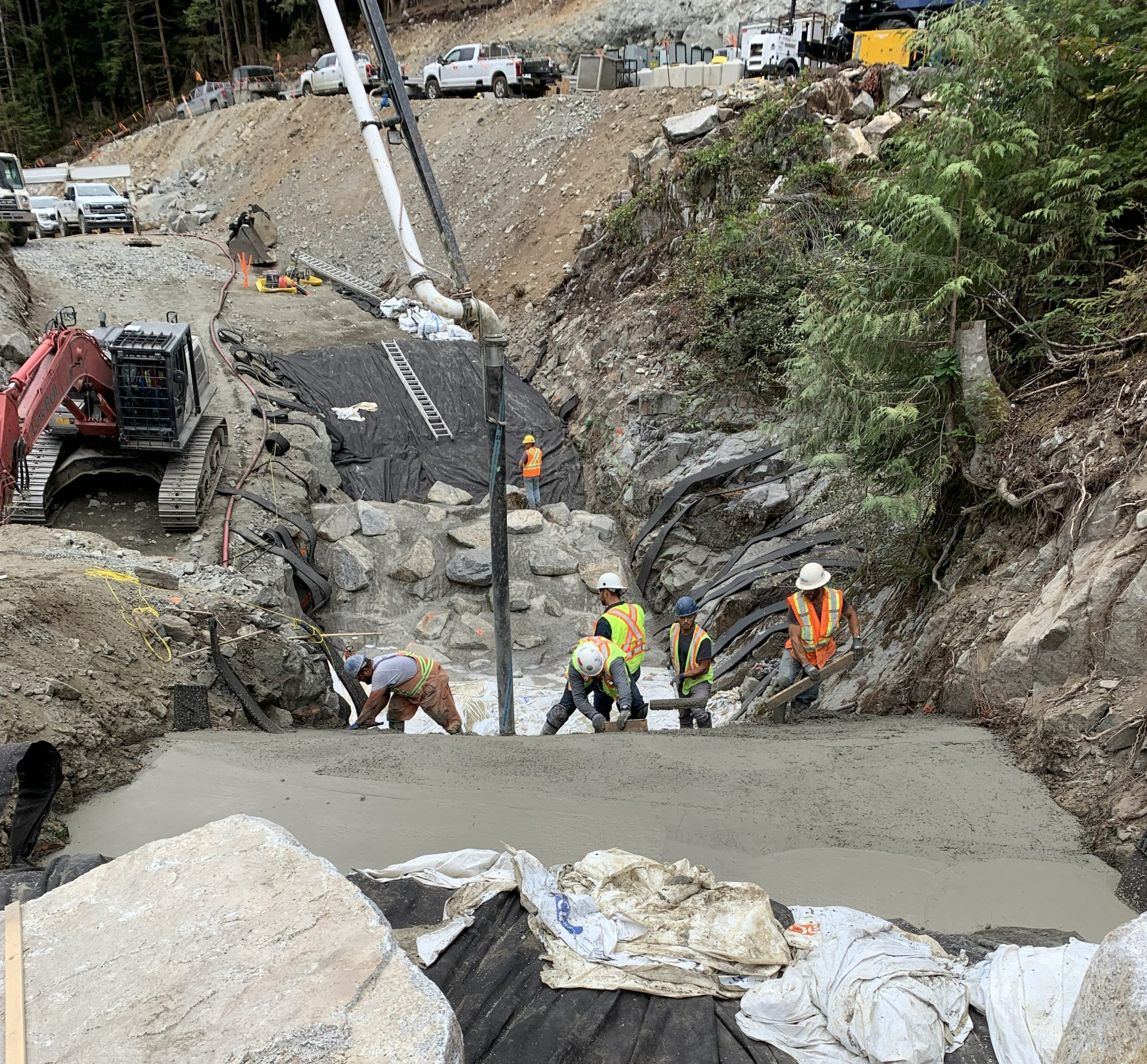 HIXON CREEK RIP RAP GROUTING